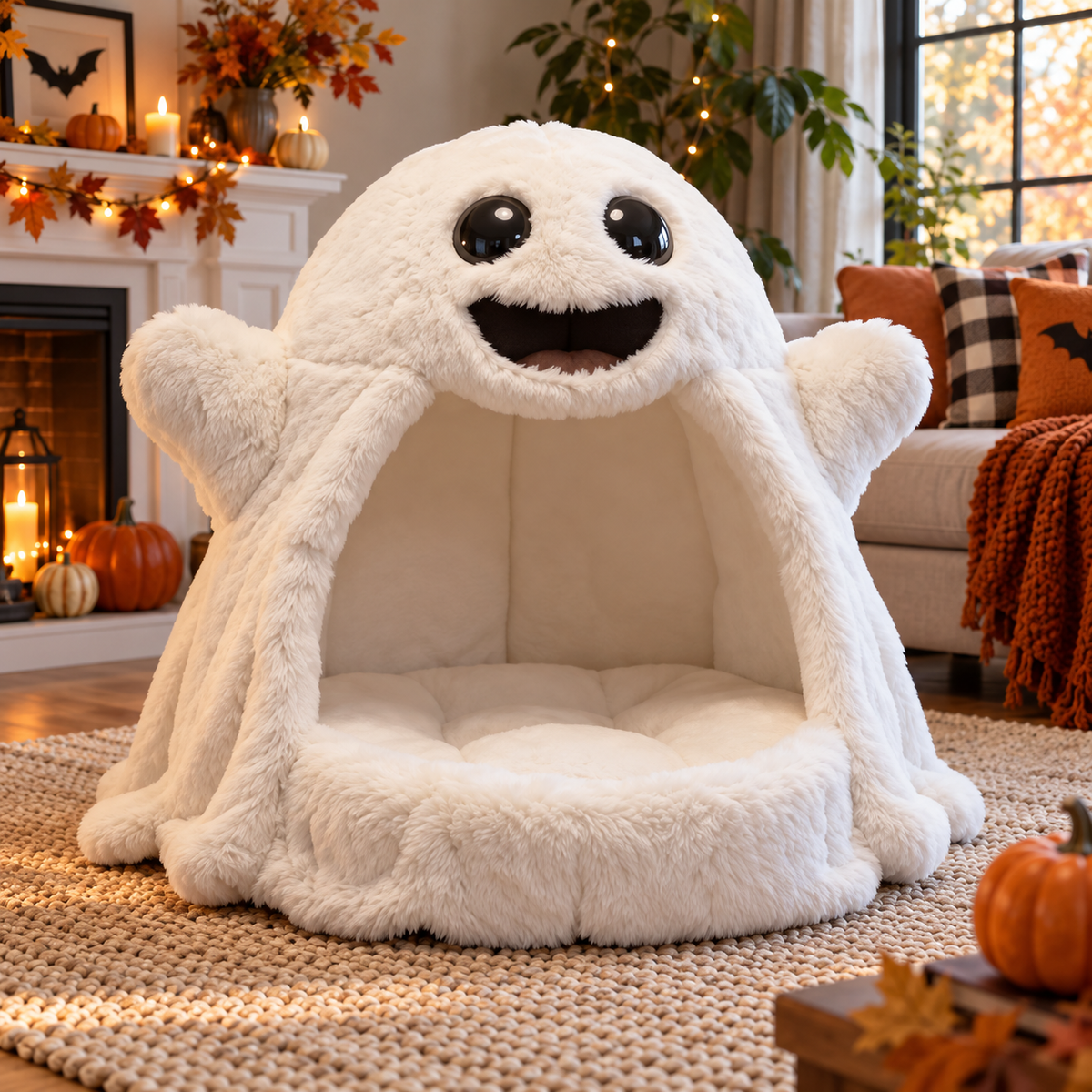 Oversized plush lounge pods