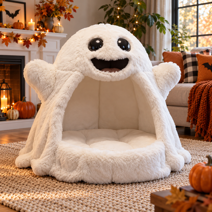 Oversized plush lounge pods
