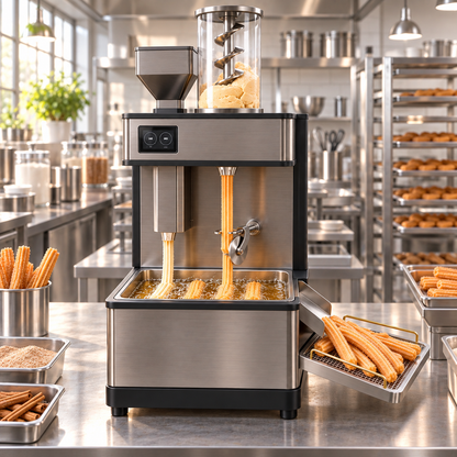 AutoChurro Pro — Commercial Automatic Churro Making &amp; Frying Machine