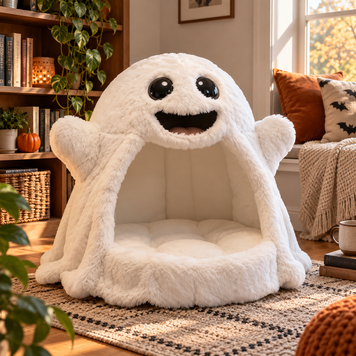 Oversized plush lounge pods