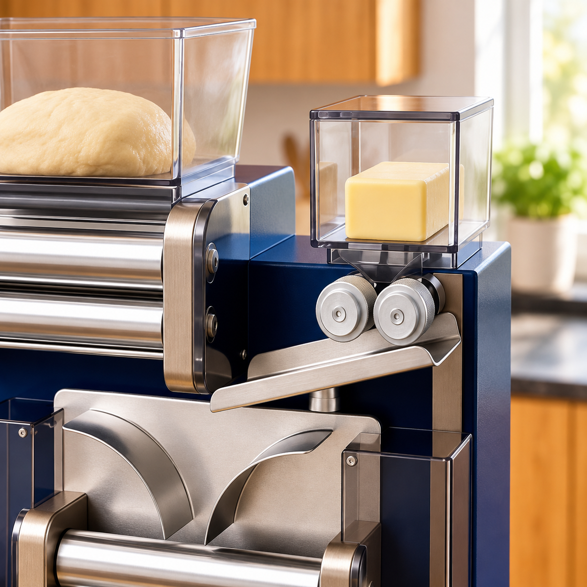 Three-Lane Countertop Pastry Forming Machine