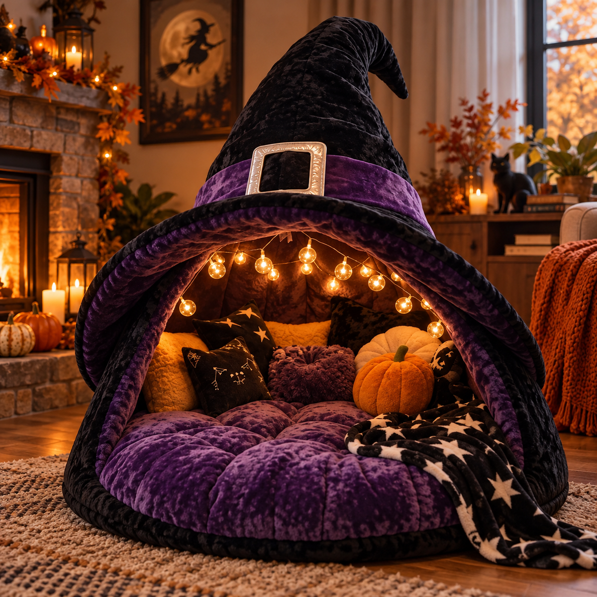 Oversized plush lounge pods