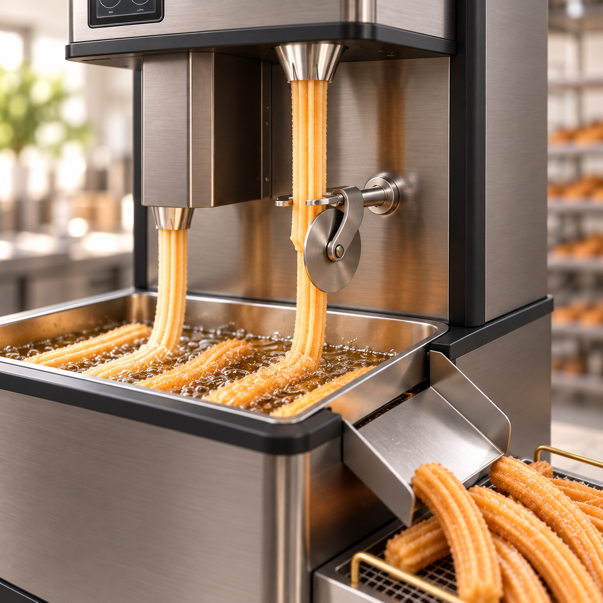 AutoChurro Pro — Commercial Automatic Churro Making &amp; Frying Machine